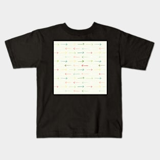 Colorful Happy Arrows Pattern Kids T-Shirt